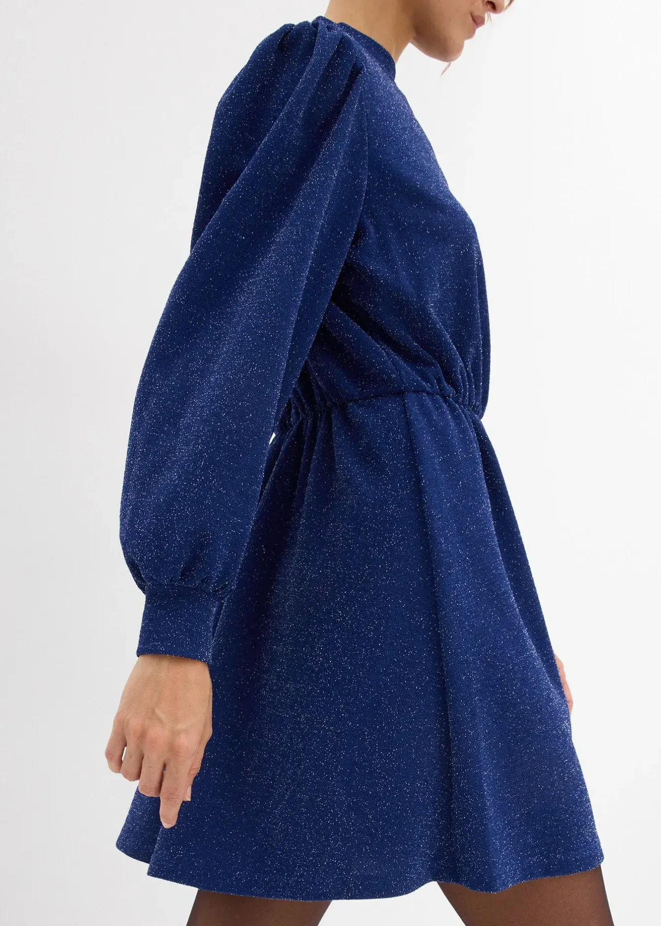 Femme bonprix Robes|Robe brillante en jersey interlock épais