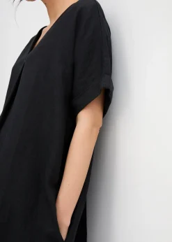 bonprix Robe caftan 100 % lin|Femme Premium|Robes