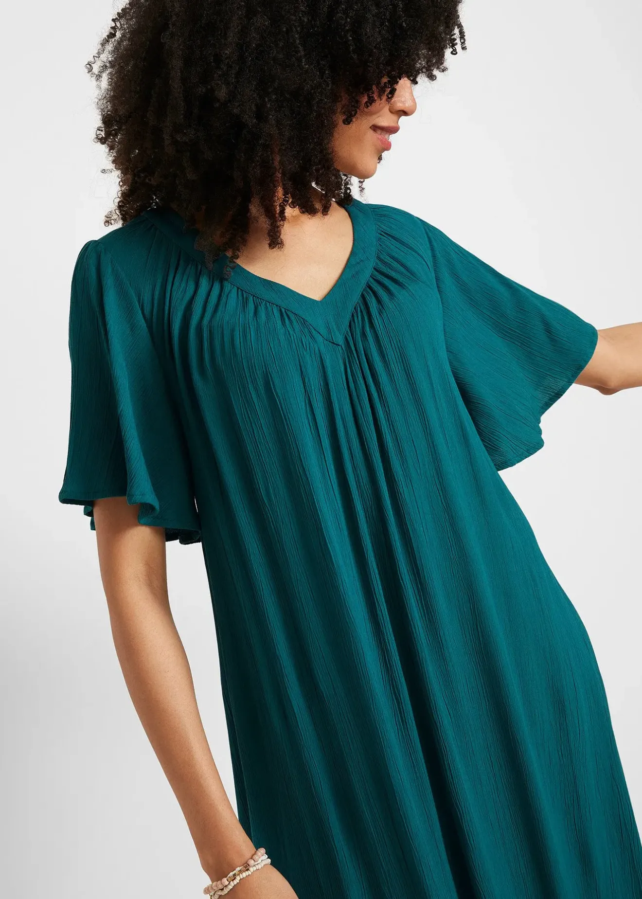 bonprix Robe caftan en crêpe|Femme Robes