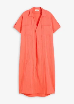 Femme bonprix Robes|Robe caftan en gaze de coton douce