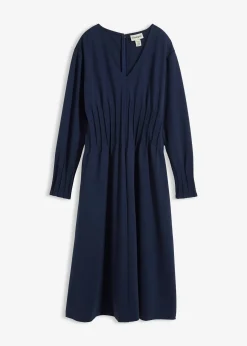 bonprix Robe confortable avec plis décoratifs|Femme Robes