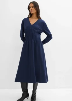 bonprix Robe confortable avec plis décoratifs|Femme Robes