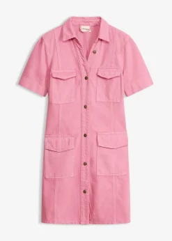 bonprix Robe courte 100% coton|Femme Robes