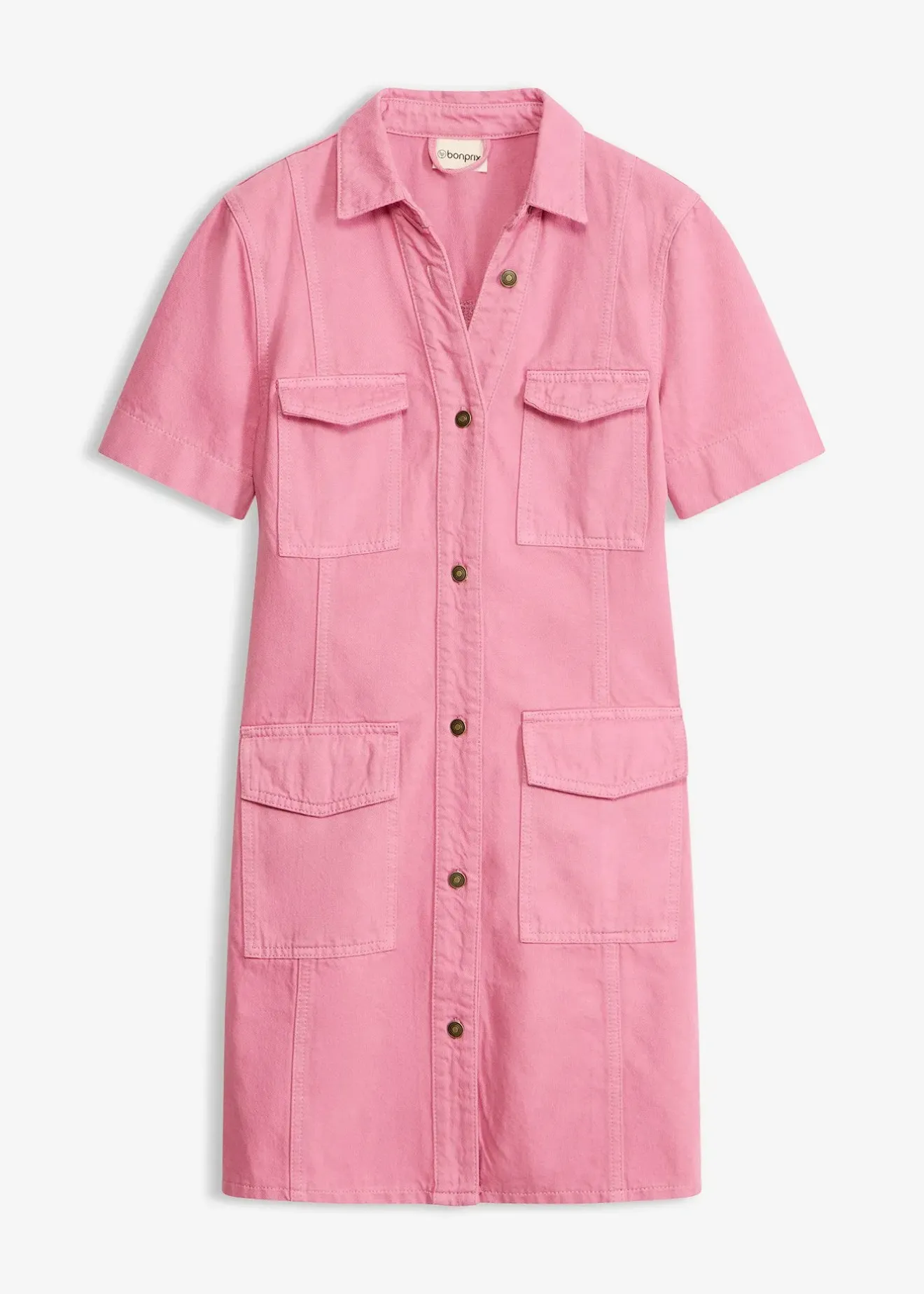 bonprix Robe courte 100% coton|Femme Robes