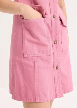 bonprix Robe courte 100% coton|Femme Robes