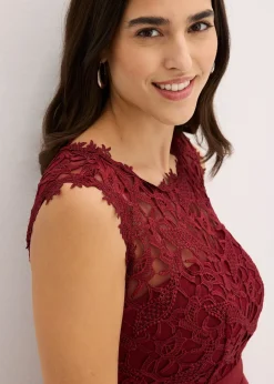 Femme bonprix Mode Festive|Robes|Robe courte à dentelle