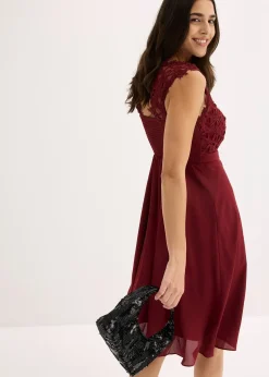 Femme bonprix Mode Festive|Robes|Robe courte à dentelle