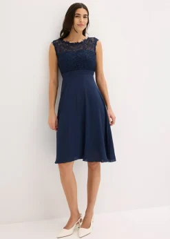 bonprix Robe courte à dentelle|Femme Mode Festive|Robes