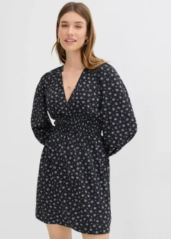 bonprix Robe courte à manches bouffantes|Femme Robes