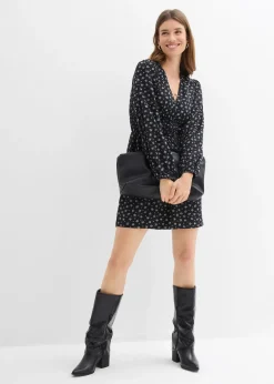 bonprix Robe courte à manches bouffantes|Femme Robes