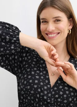 bonprix Robe courte à manches bouffantes|Femme Robes