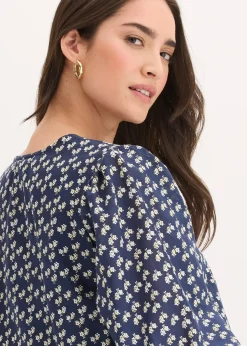 bonprix Robe courte effet froissé|Femme Robes