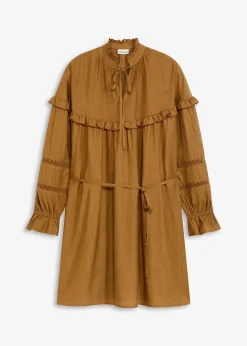 Femme bonprix Robes|Robe courte en fine viscose mélangée