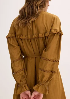 Femme bonprix Robes|Robe courte en fine viscose mélangée