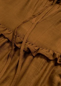 Femme bonprix Robes|Robe courte en fine viscose mélangée