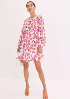 bonprix Robe courte en gaze de coton|Femme Robes