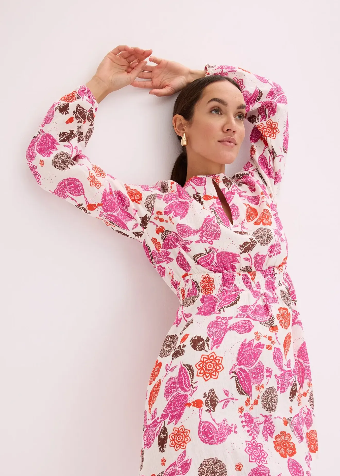 bonprix Robe courte en gaze de coton|Femme Robes