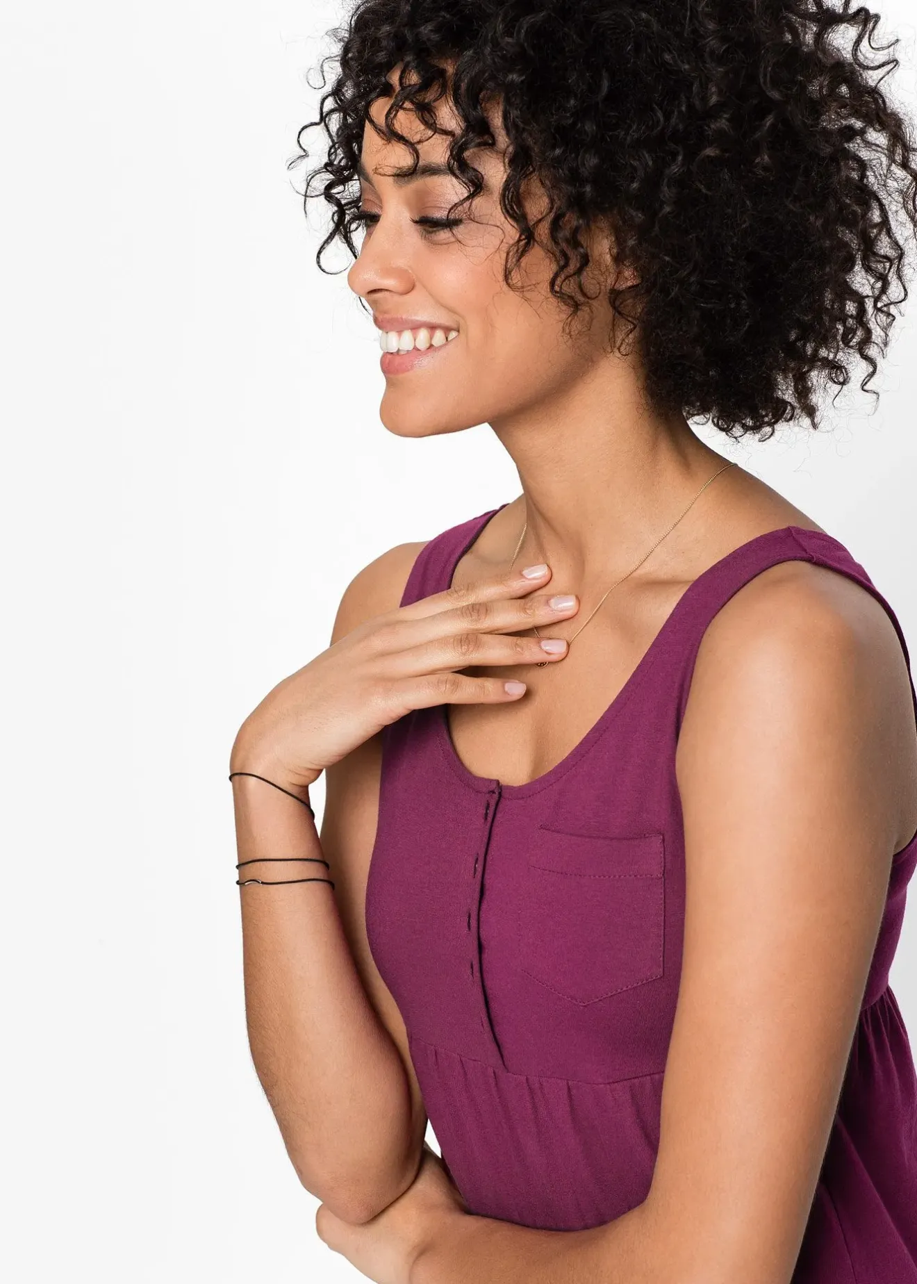 bonprix Robe courte en jersey coton|Femme Robes