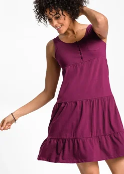 bonprix Robe courte en jersey coton|Femme Robes