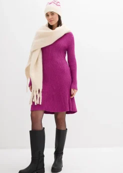 bonprix Robe courte en maille douce|Femme Maille|Robes