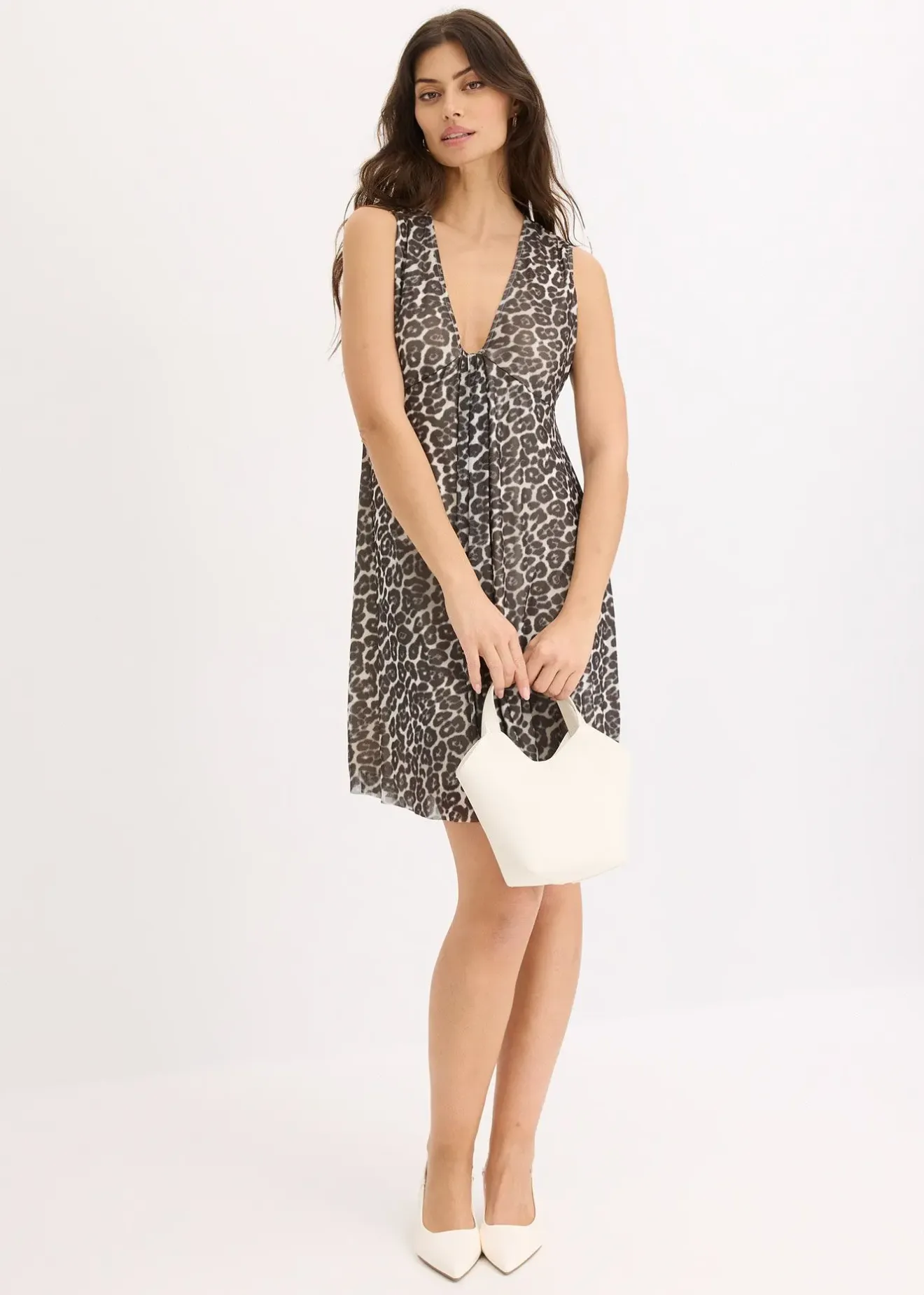 bonprix Robe courte en mesh|Femme Robes