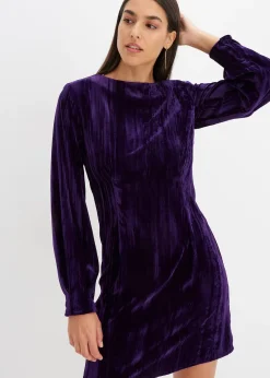 bonprix Robe courte en velours|Femme Robes