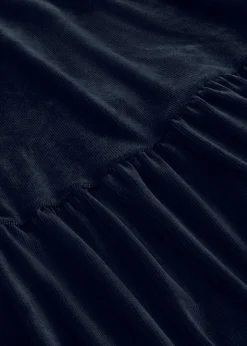 Femme bonprix Robes|Robe courte en velours extensible