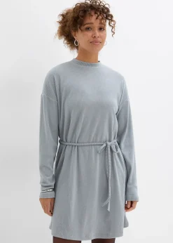 Femme bonprix Robes|Robe courte et côtelée