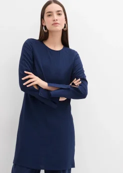 Femme bonprix Robes|Robe courte et texturée