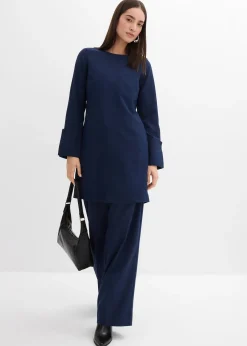 Femme bonprix Robes|Robe courte et texturée