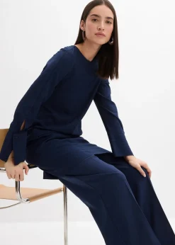 Femme bonprix Robes|Robe courte et texturée