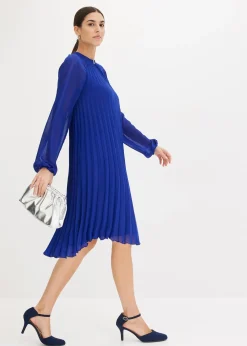 bonprix Robe courte plissée en mousseline|Femme Mode Festive|Robes