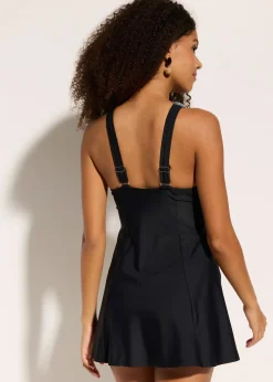 Femme bonprix Robes De Bain|Robe de bain à effet croisé