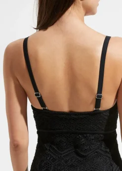 bonprix Robe de bain avec dentelle|Femme Maillots De Bain Couvrants|Robes De Bain