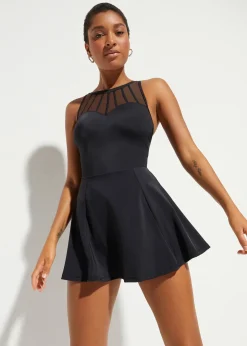 bonprix Robe de bain sculptante avec mesh transparent, maintien modéré|Femme Robes De Bain|Maillots De Bain Gainants