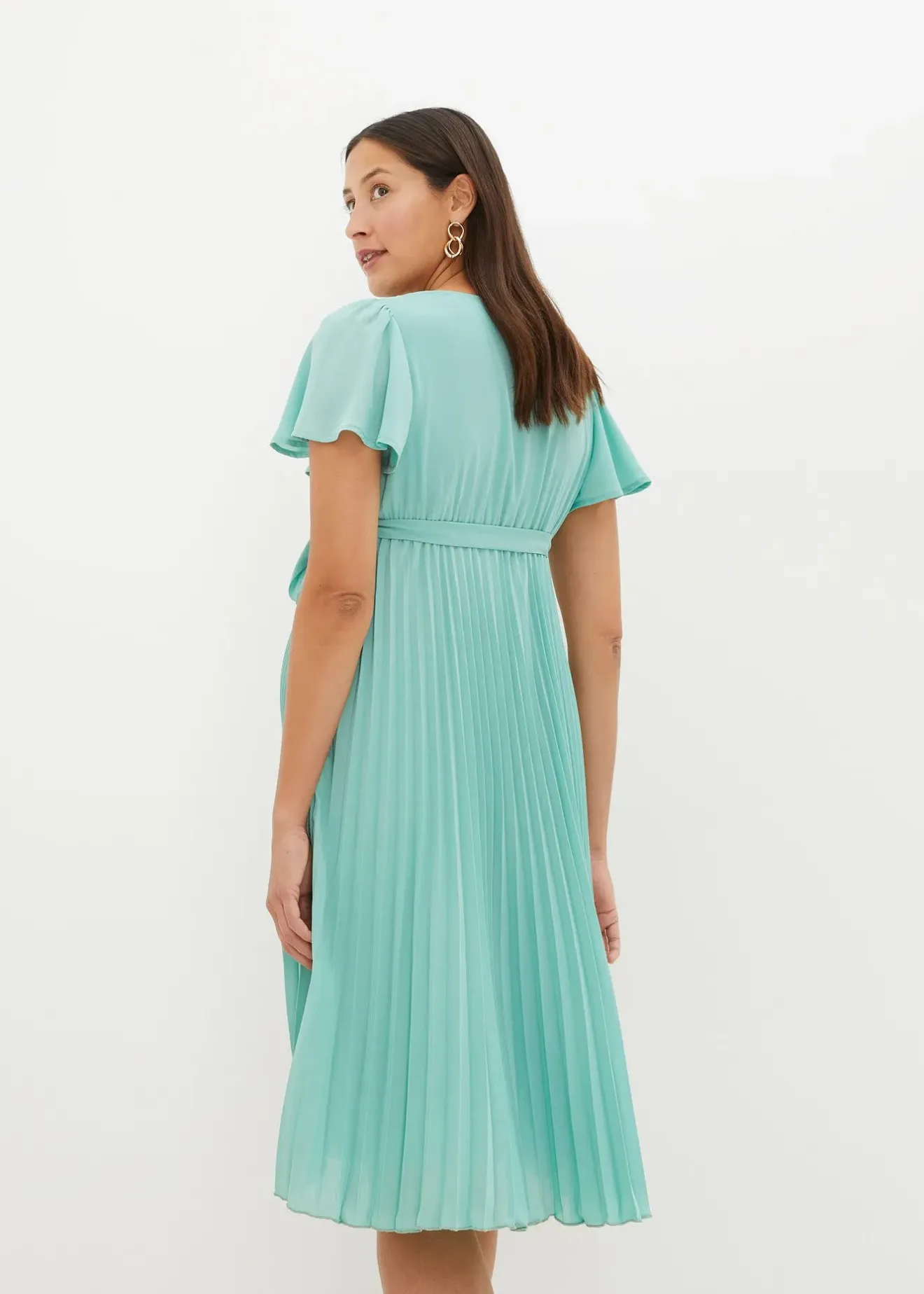 Femme bonprix Femme Enceinte|Robe de grossesse en crêpe georgette