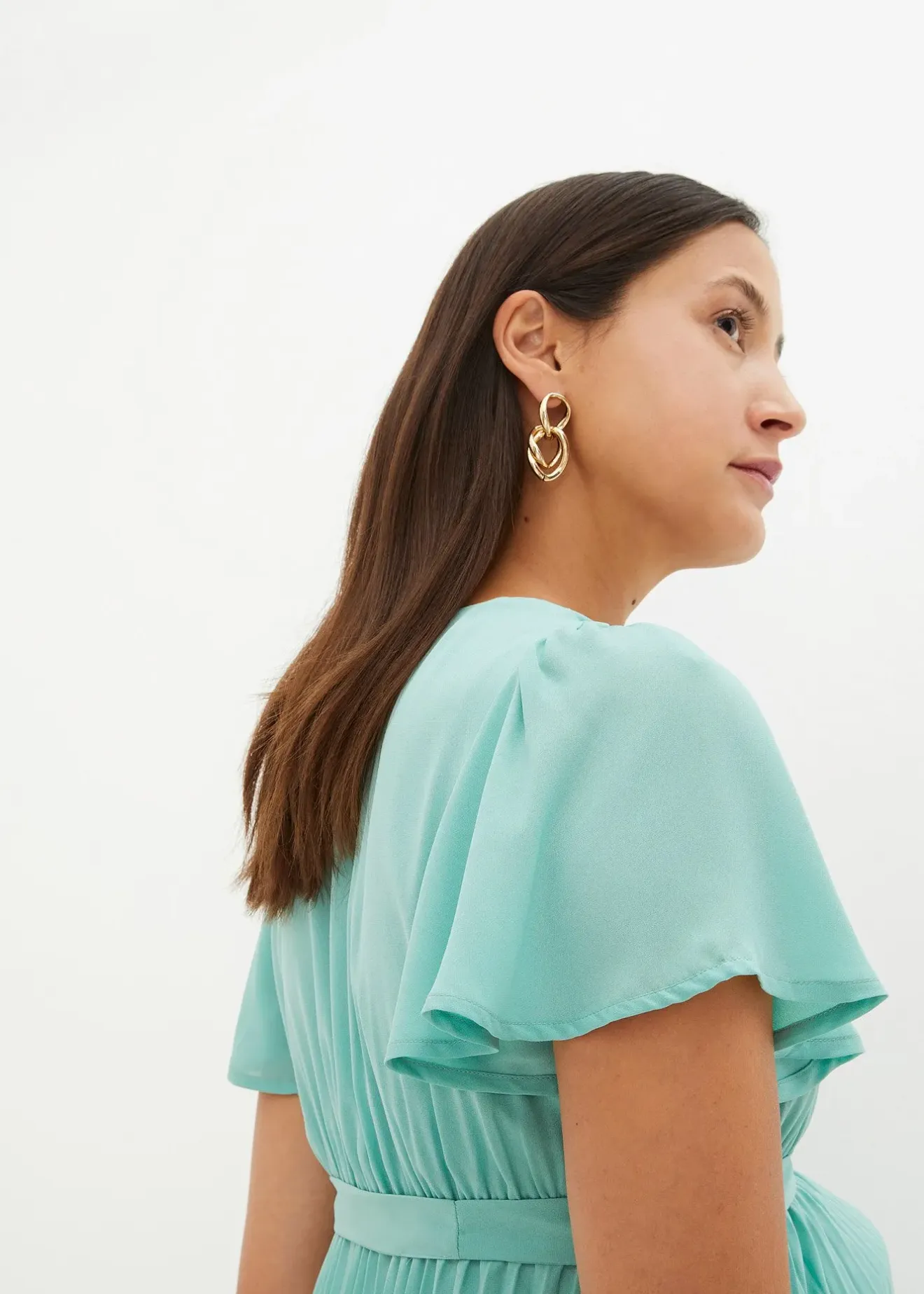 Femme bonprix Femme Enceinte|Robe de grossesse en crêpe georgette