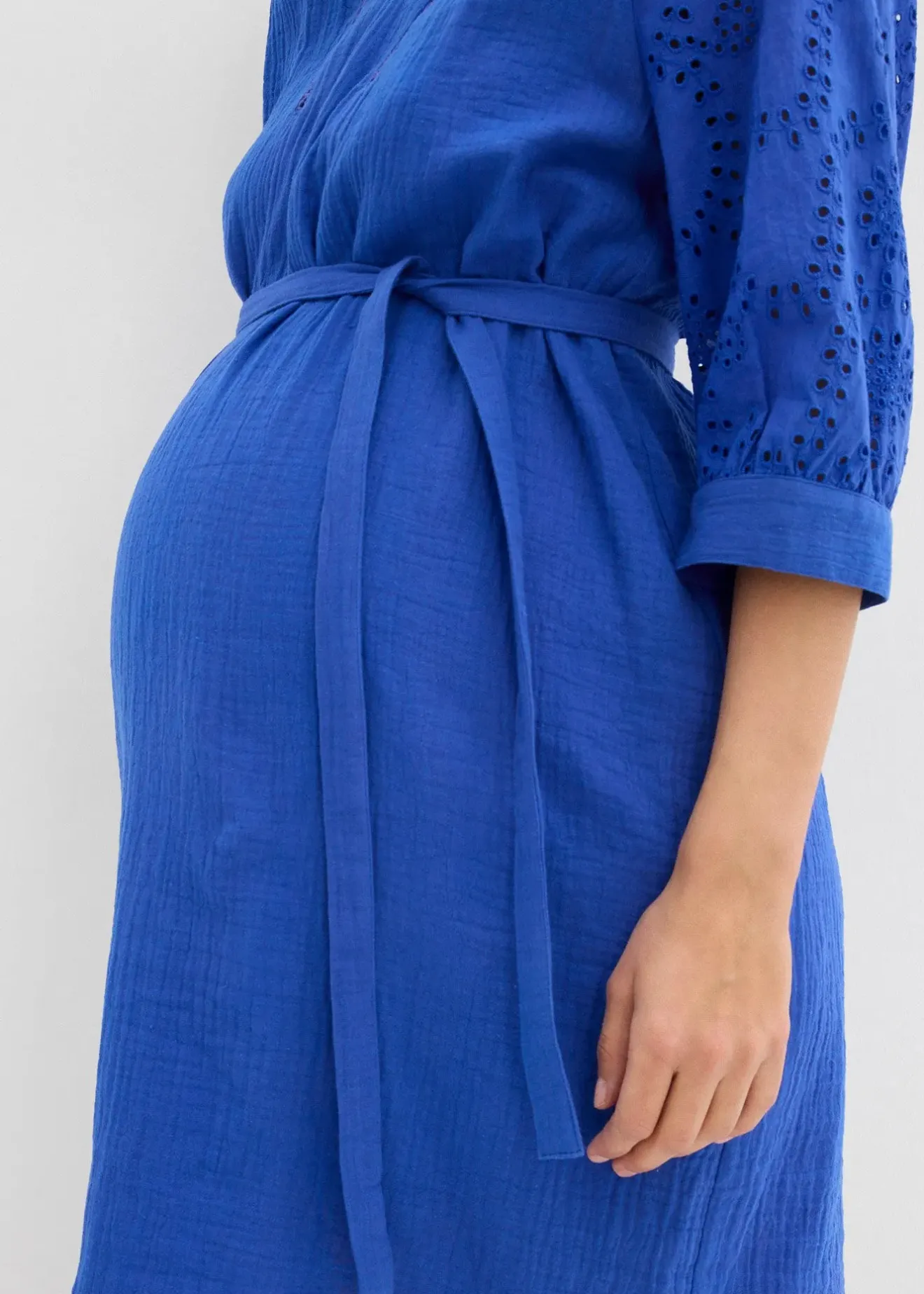 bonprix Robe de grossesse en gaze 100% coton|Femme Femme Enceinte
