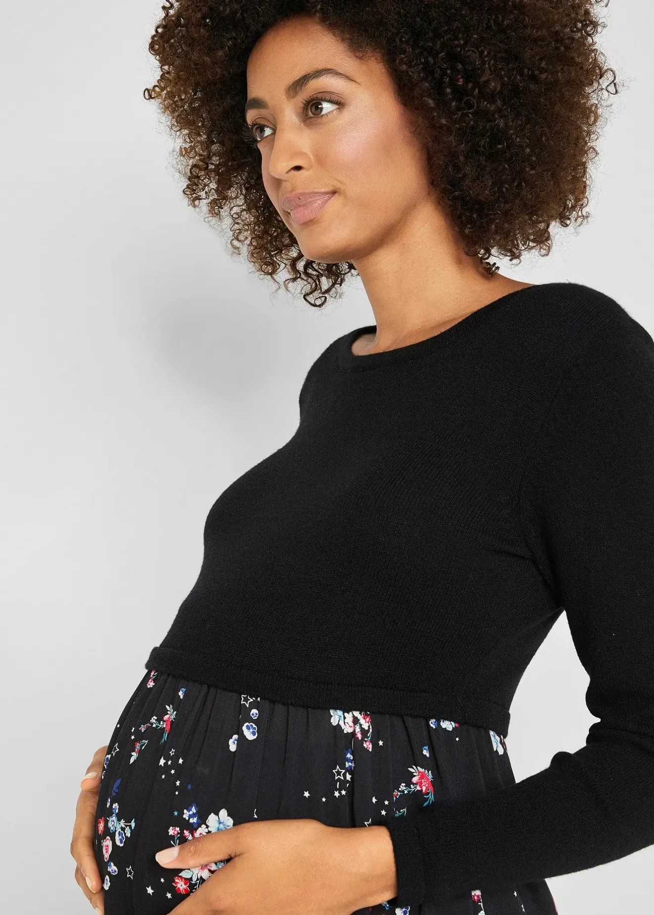 Femme bonprix Femme Enceinte|Robe de grossesse en maille et viscose