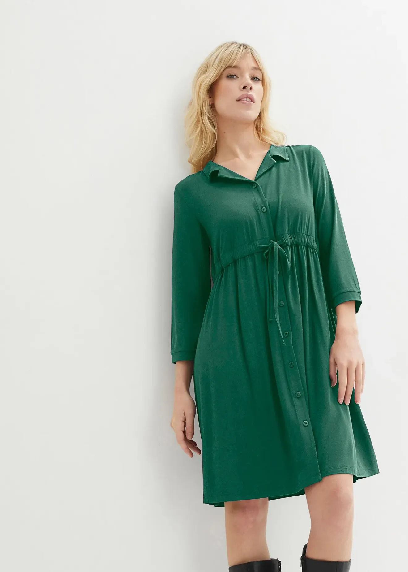 Femme bonprix Femme Enceinte|Robe de grossesse et d'allaitement avec col