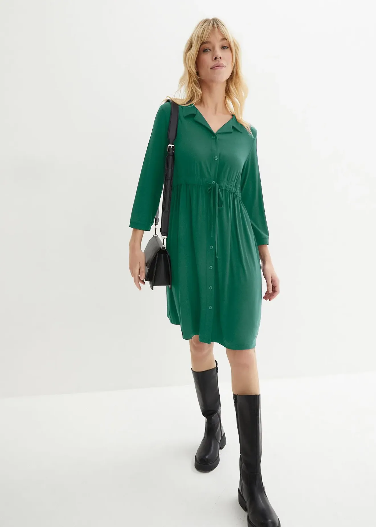 Femme bonprix Femme Enceinte|Robe de grossesse et d'allaitement avec col