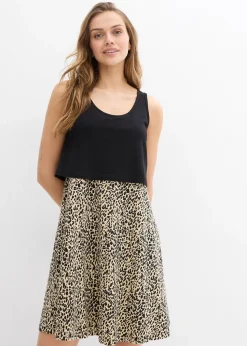 bonprix Robe de grossesse et d’allaitement en jersey coton|Femme Femme Enceinte