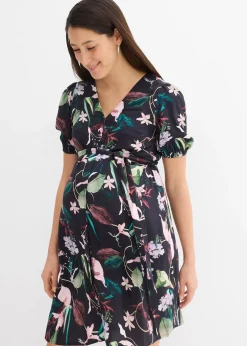 Femme bonprix Femme Enceinte|Robe de grossesse et d’allaitement en viscose fluide