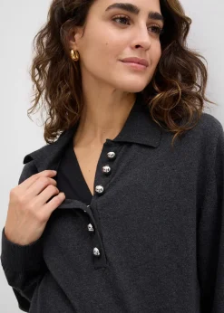 bonprix Robe de grossesse et d’allaitement en fine maille|Femme Femme Enceinte