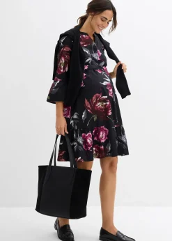 Femme bonprix Femme Enceinte|Robe de grossesse et d’allaitement en satin de coton
