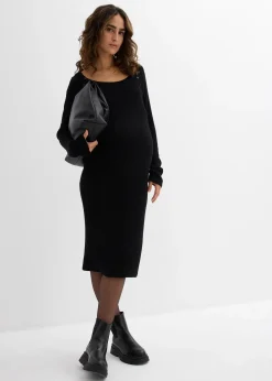 bonprix Robe de grossesse et d’allaitement en maille|Femme Femme Enceinte