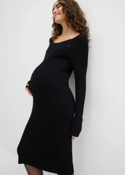 bonprix Robe de grossesse et d’allaitement en maille|Femme Femme Enceinte