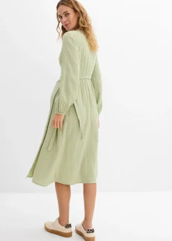 Femme bonprix Femme Enceinte|Robe de grossesse et d’allaitement en gaze de coton