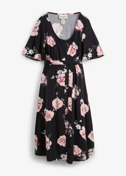 bonprix Robe de grossesse et d’allaitement en viscose tissée|Femme Femme Enceinte