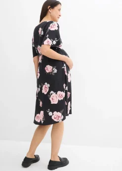 bonprix Robe de grossesse et d’allaitement en viscose tissée|Femme Femme Enceinte